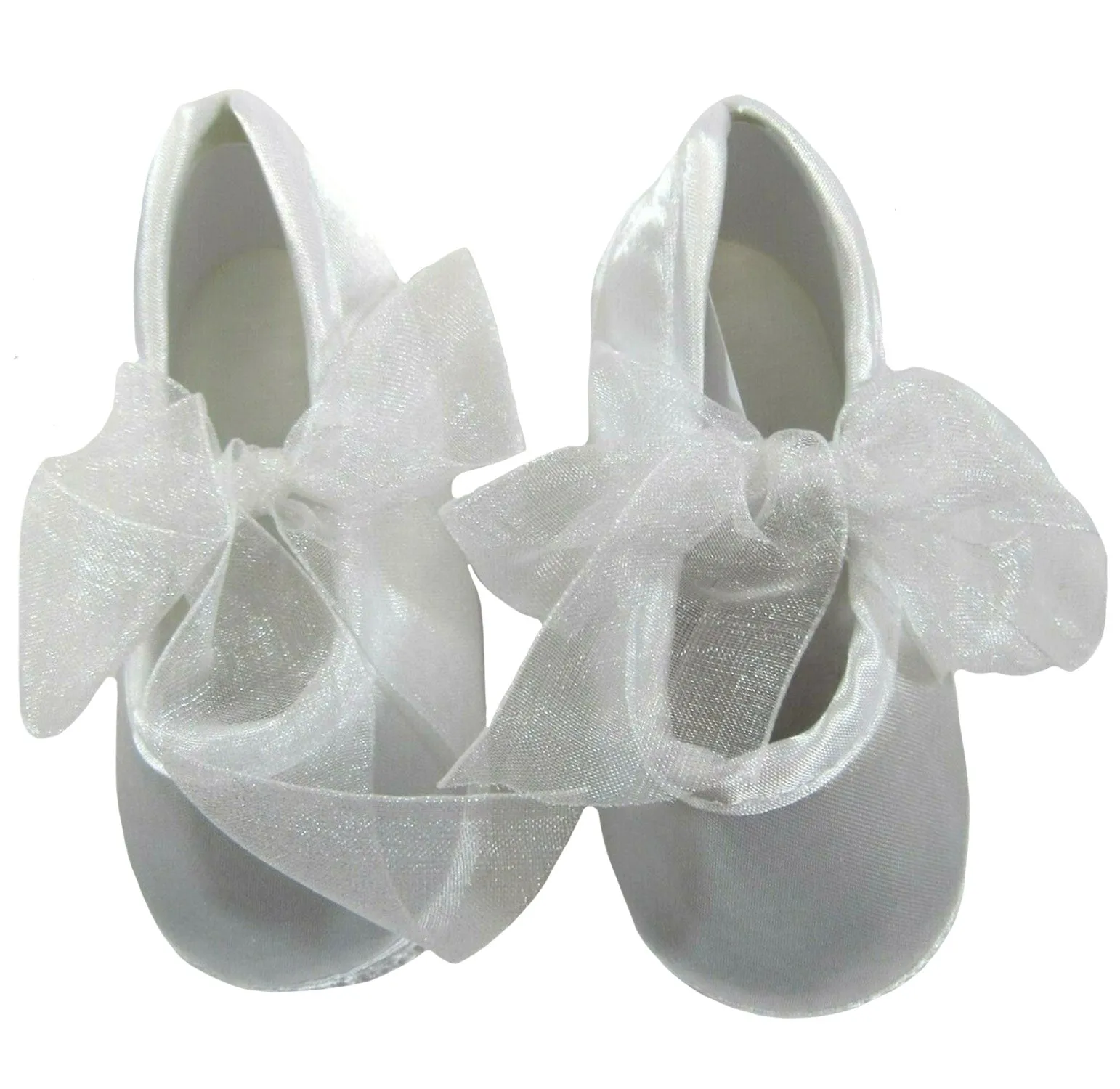 Girls' Christening Bow Shoes
